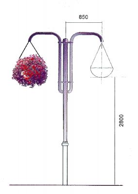 M�ts fleuris et consoles Crosse VENDOME