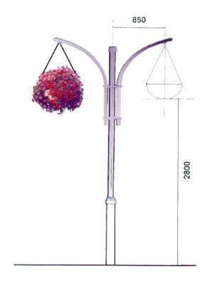 M�ts fleuris et consoles Crosse PIGALLE