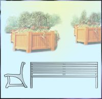 Banc urbain ROMANCE