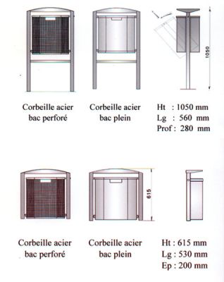 Corbeille C.P.R et C.P.R.M