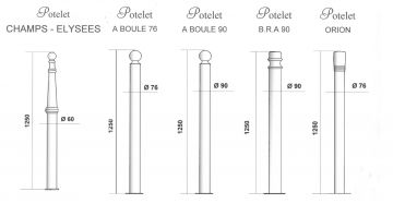 Potelet Potelets