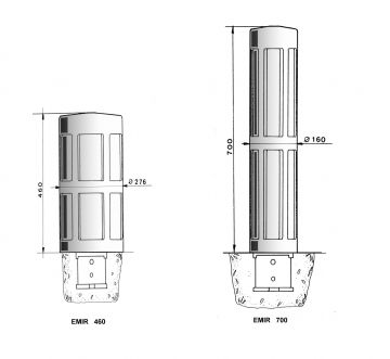 Borne E.M.I.R 700 et 460