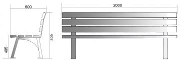 Banc urbain CITY